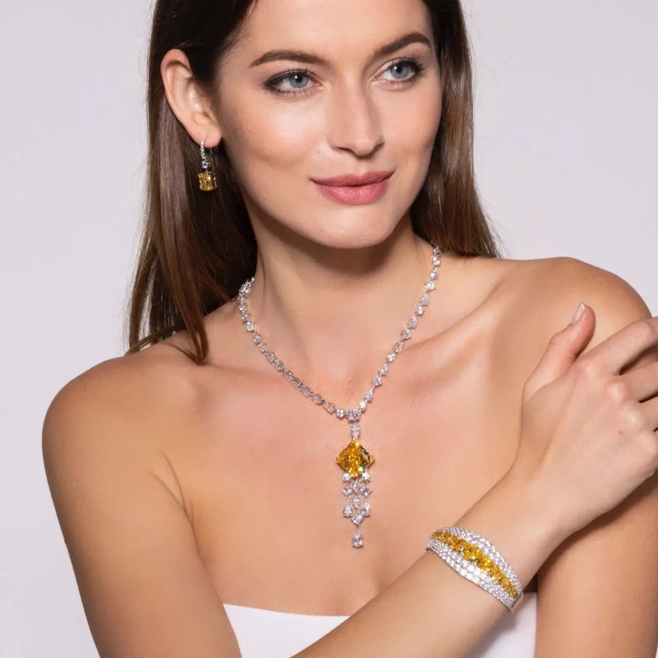 Aristocracy 52 Carat Statement Necklace - Anna Zuckerman