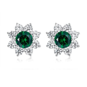 Astoria Earrings in Emerald Anna Zuckerman