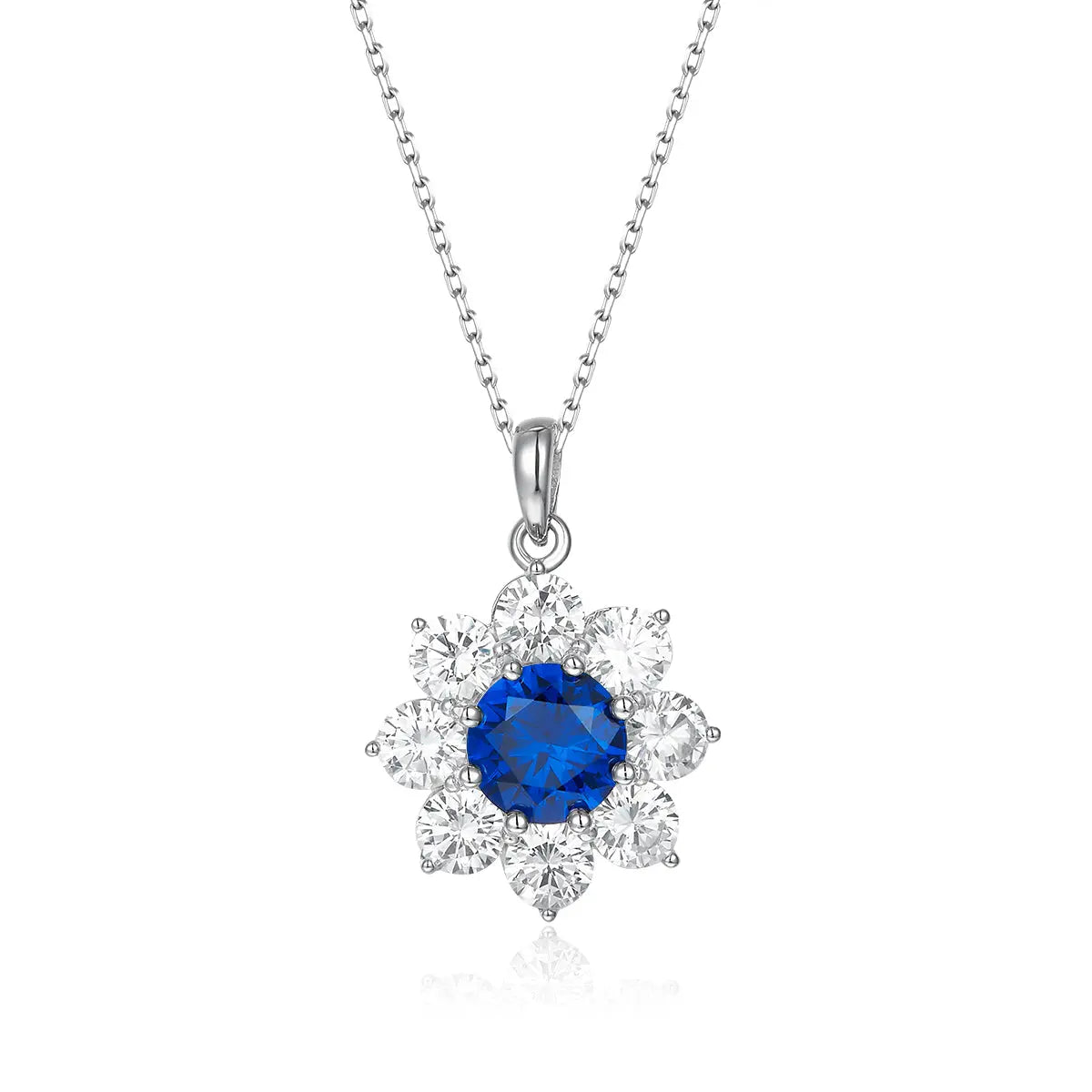 Astoria Necklace in Blue Sapphire Anna Zuckerman
