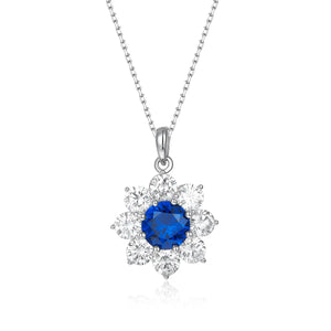 Astoria Necklace in Blue Sapphire Anna Zuckerman
