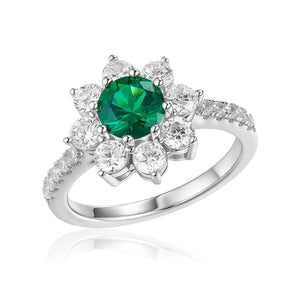 Astoria Ring in Emerald Anna Zuckerman