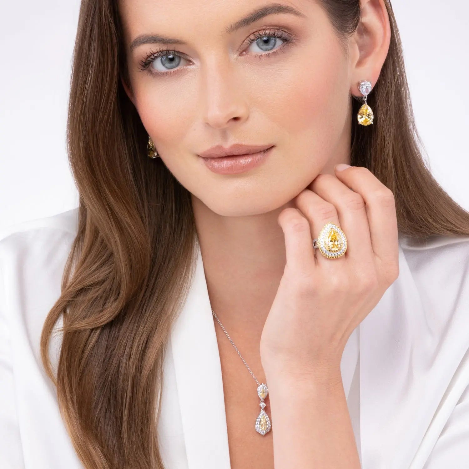 Aventura Golden Drop Ring - Anna Zuckerman