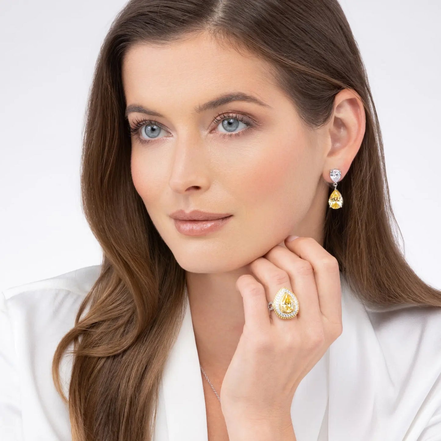 Aventura Golden Drop Ring - Anna Zuckerman