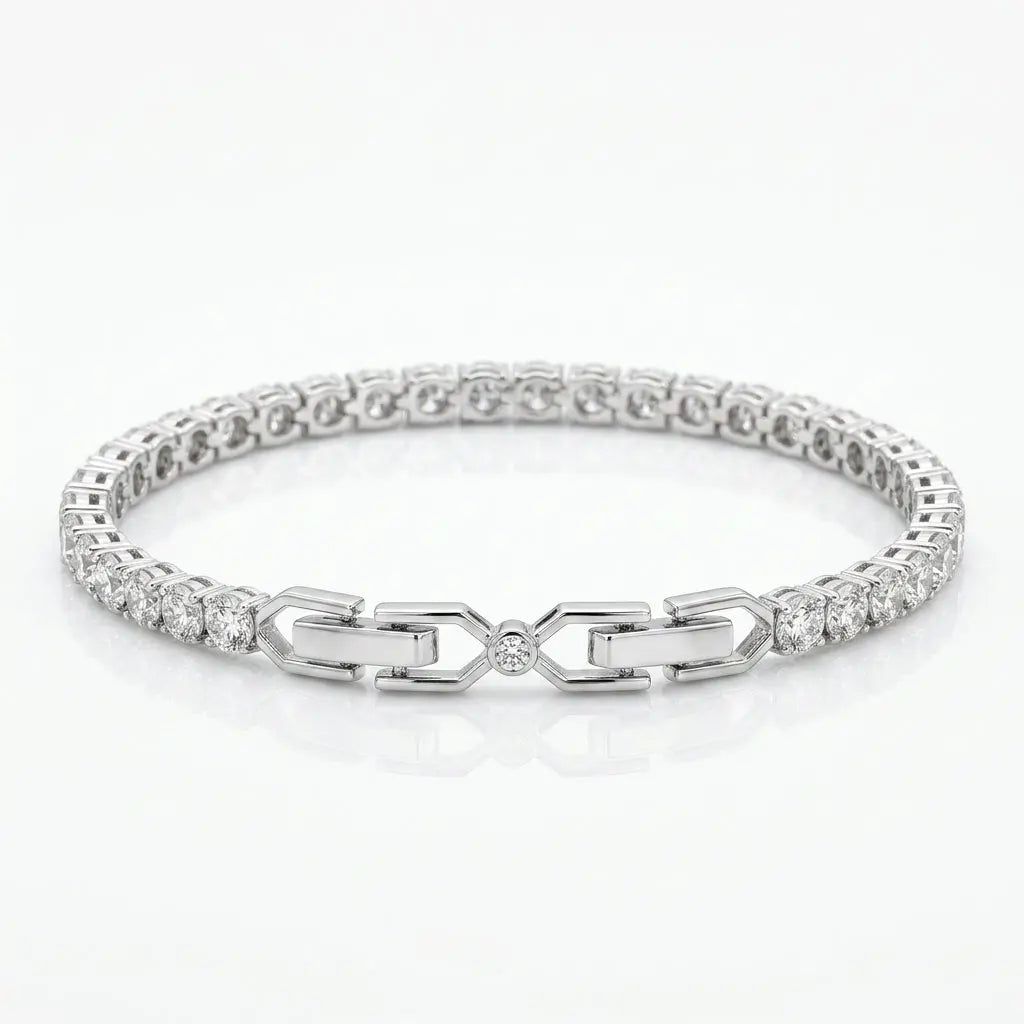 Avery 10 Carat Tennis Bracelet