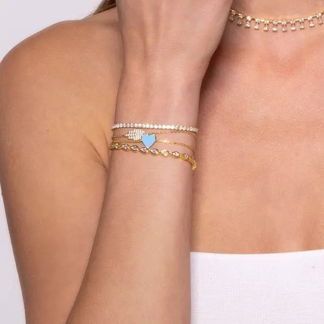 BFF Heart Bracelet - Anna Zuckerman