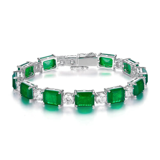 Belfast Emerald Tennis Bracelet Anna Zuckerman