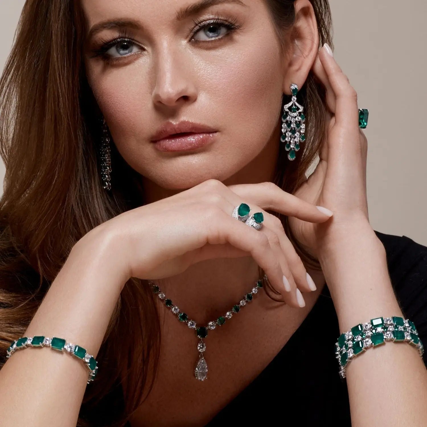 Belfast Emerald Tennis Bracelet Anna Zuckerman