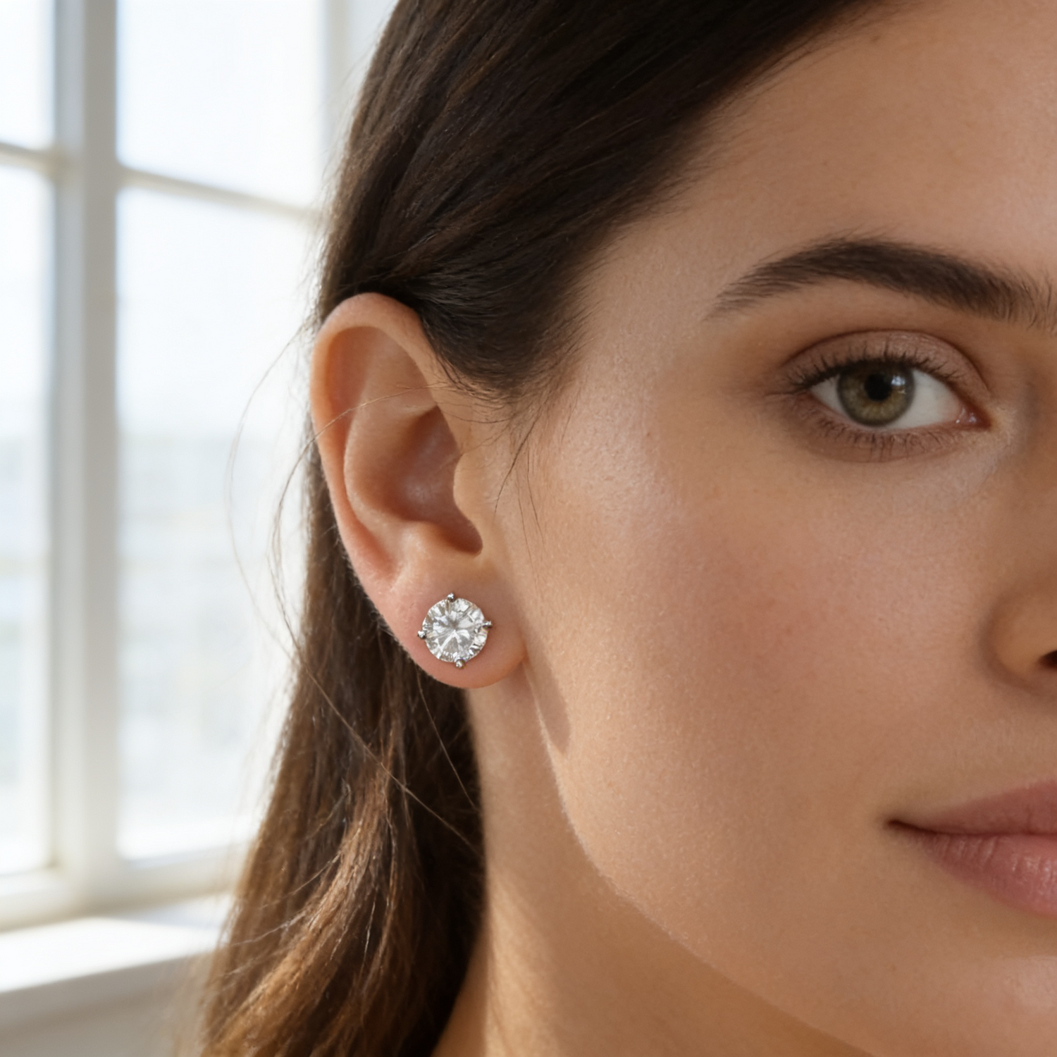 Bethenny Frankel x Anna Zuckerman Just Like Diamonds 4 Carat Studs
