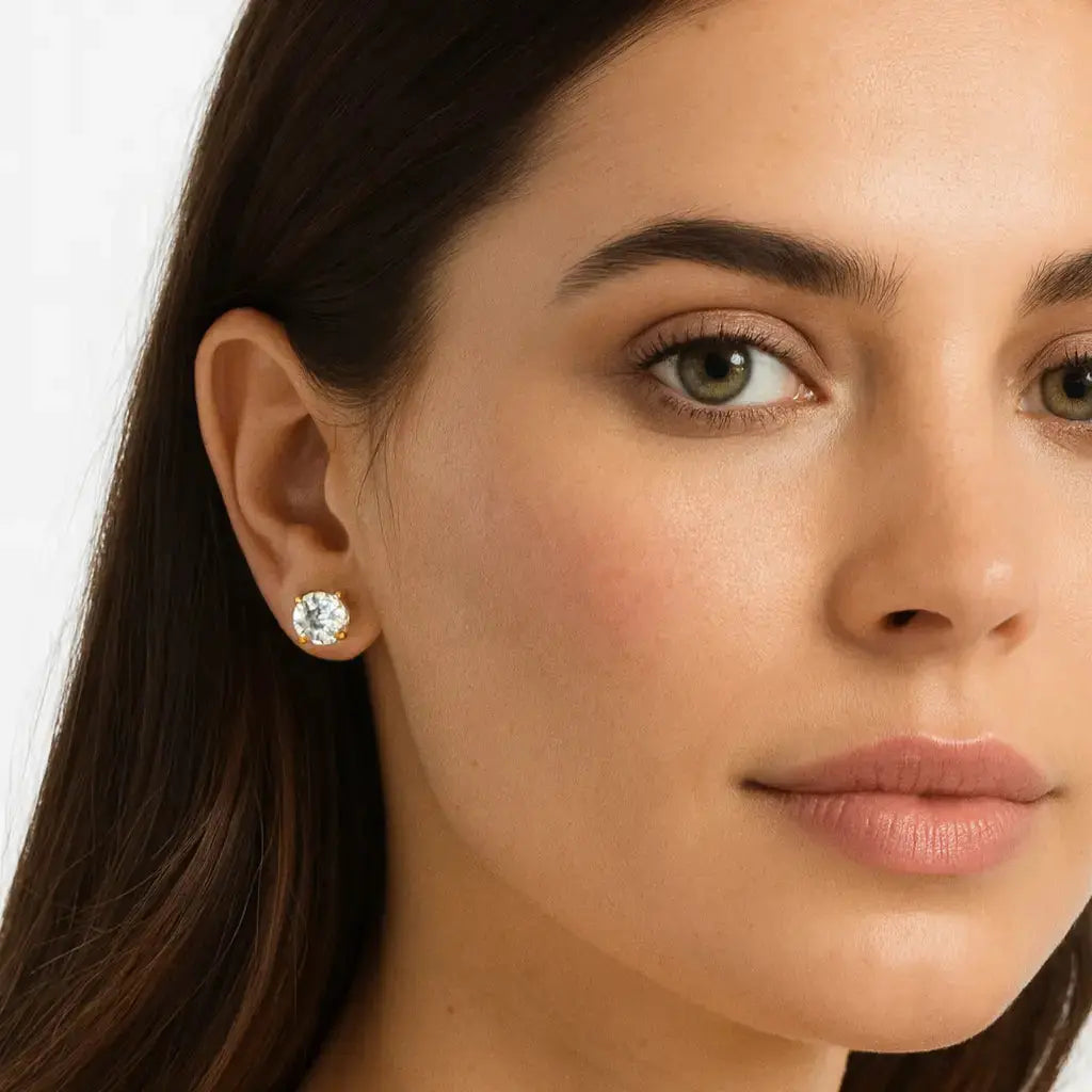 Bethenny x Anna Zuckerman Just Like Diamonds 4 Carat Studs Anna Zuckerman