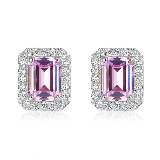 Biltmore Earrings in Argyle Pink Anna Zuckerman