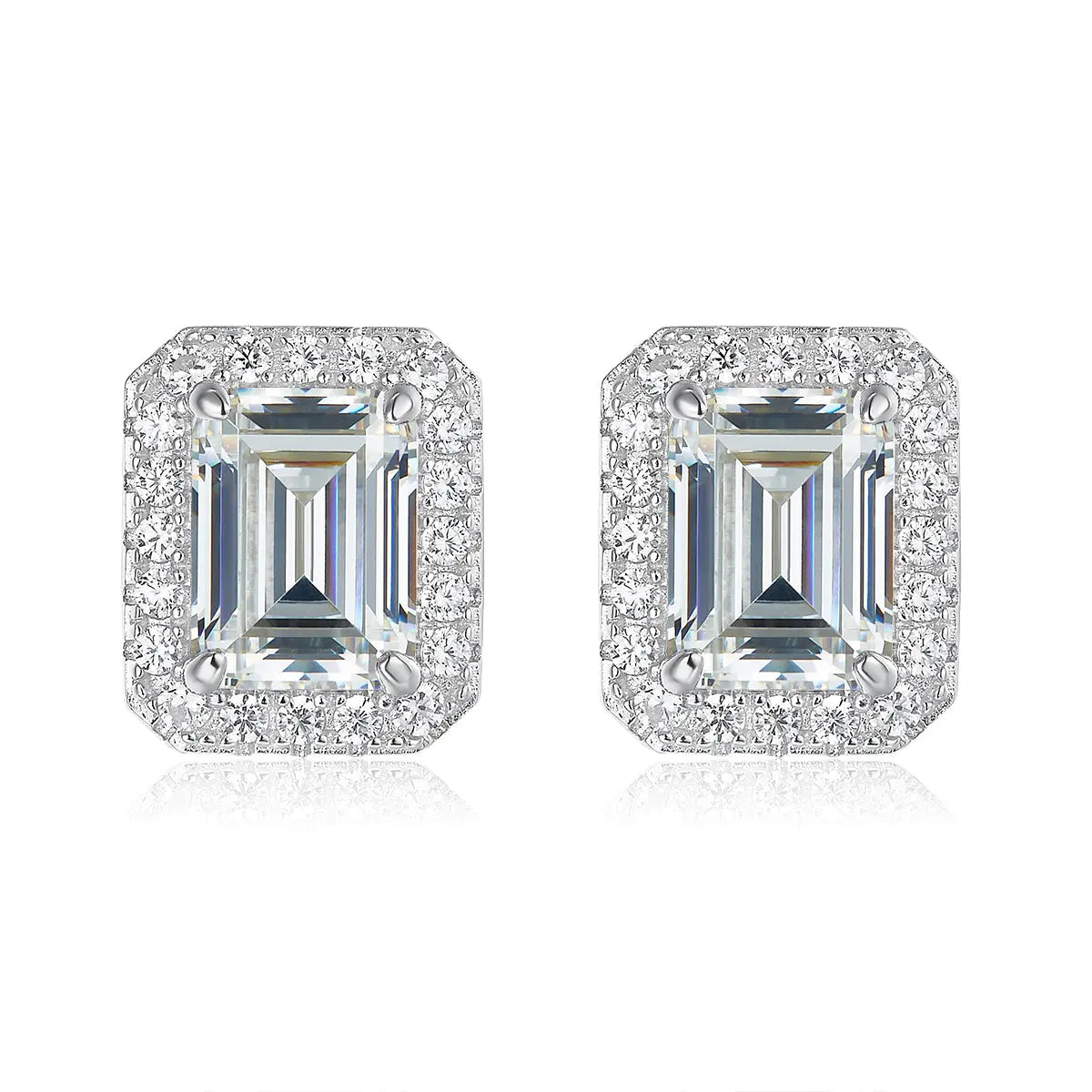 Biltmore Earrings in White Diamond Anna Zuckerman