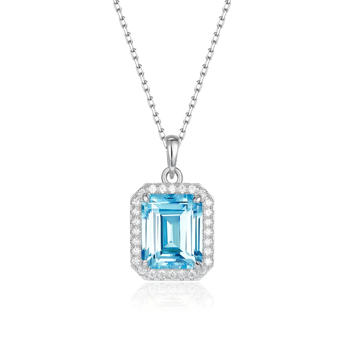 Biltmore Necklace in Aquamarine Anna Zuckerman