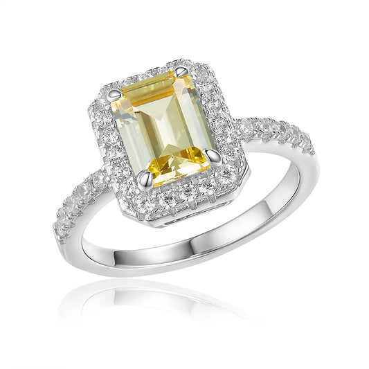 Biltmore Ring In Canary Yellow Anna Zuckerman