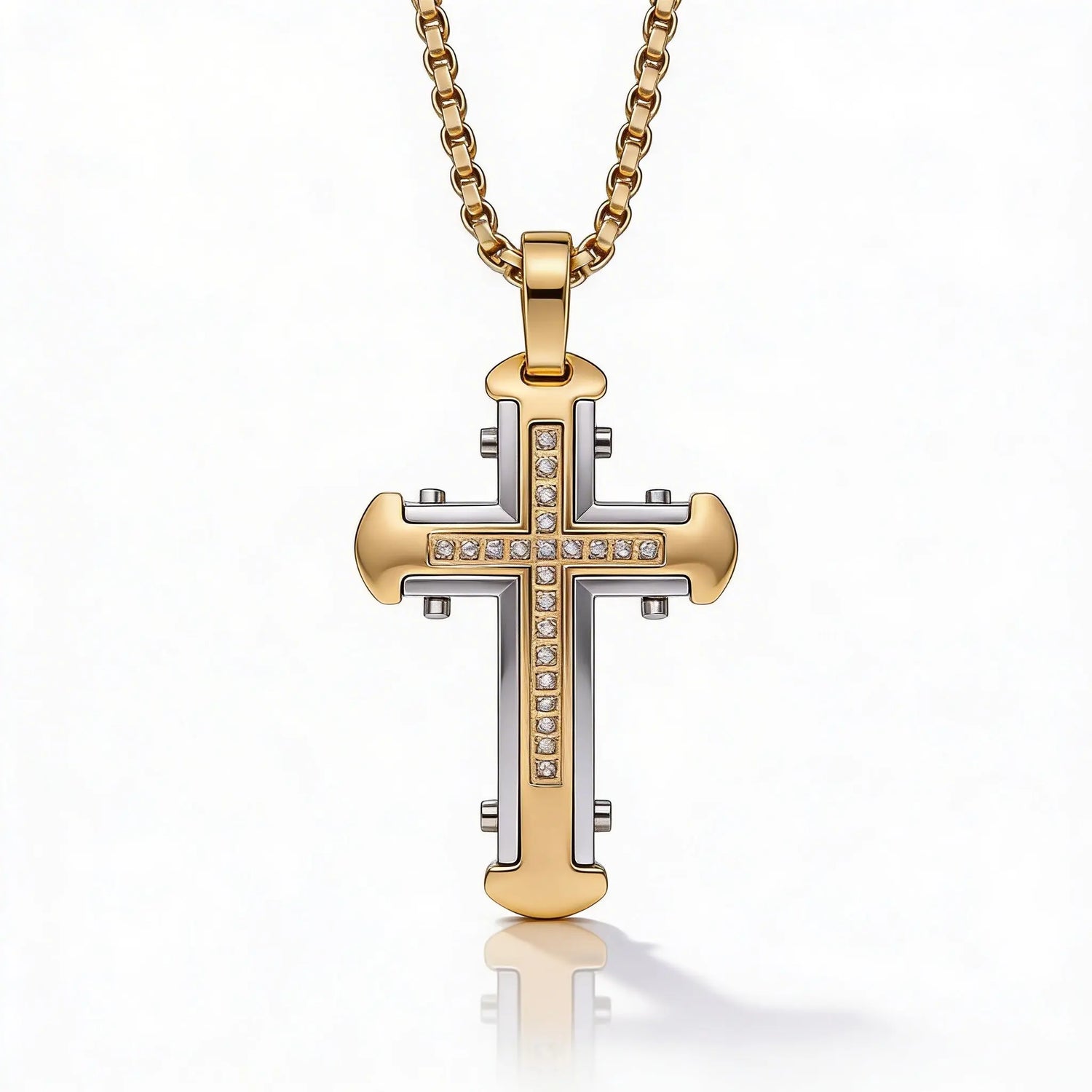 Blake Cross Necklace Anna Zuckerman