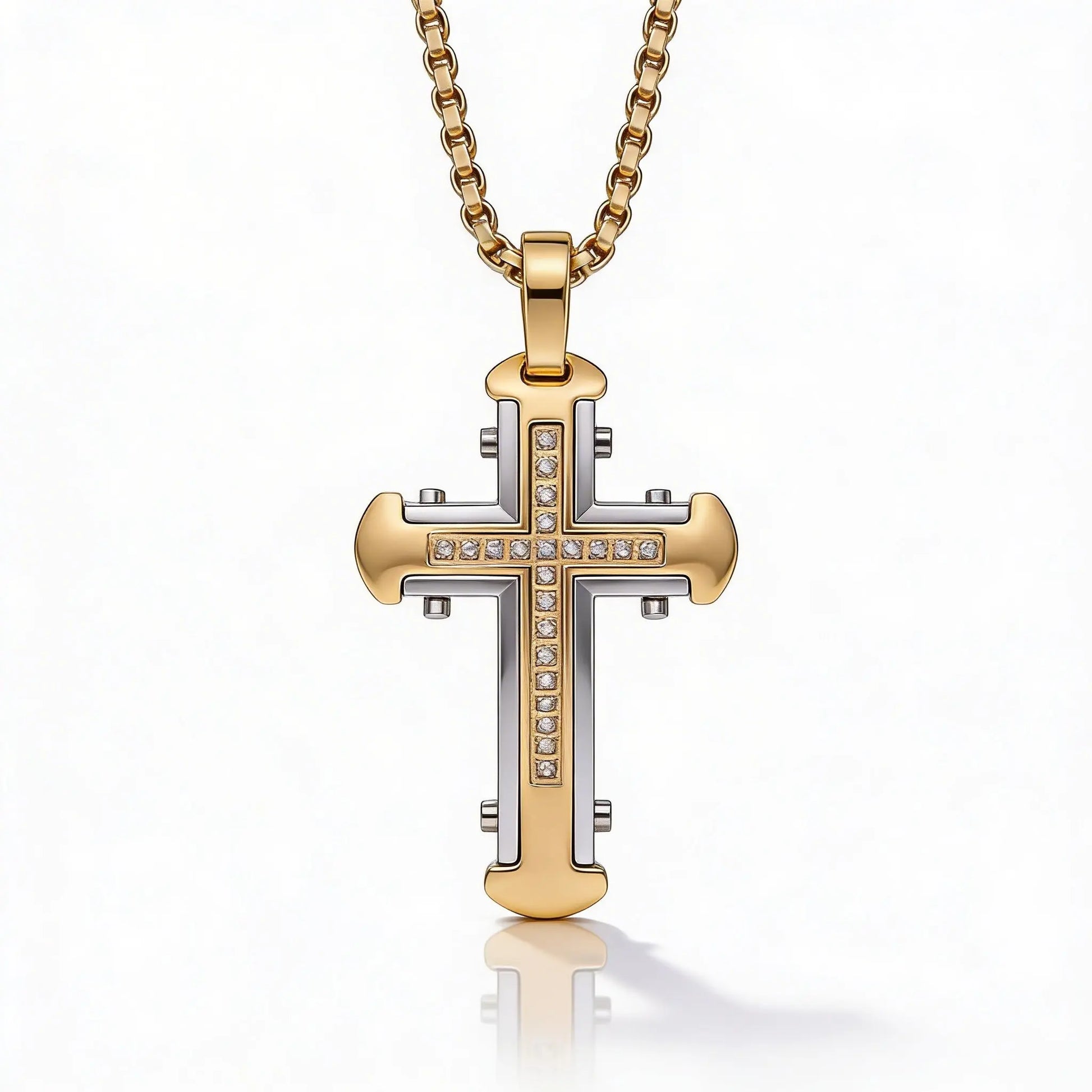 Blake Cross Necklace Anna Zuckerman
