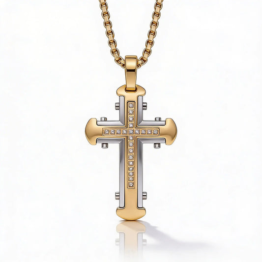 Blake Cross Necklace Anna Zuckerman
