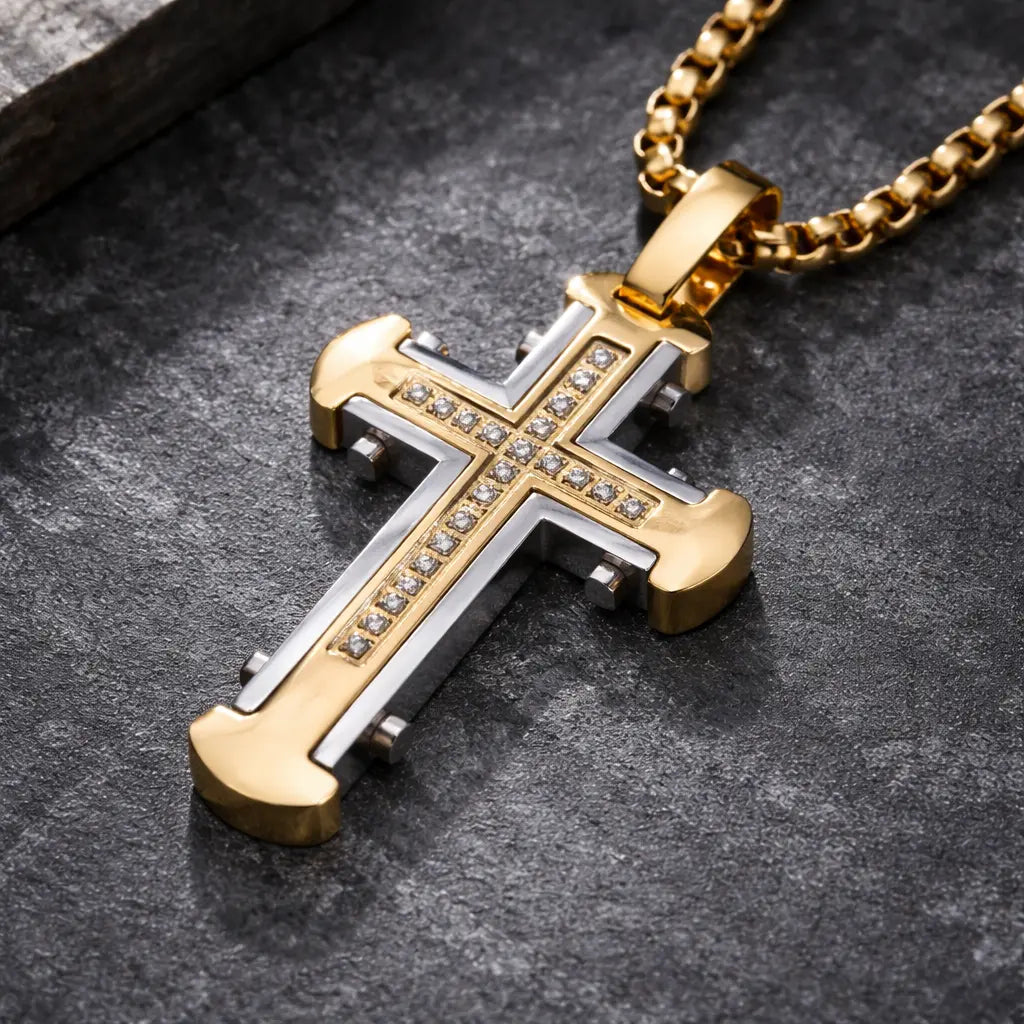 Blake Cross Necklace Anna Zuckerman