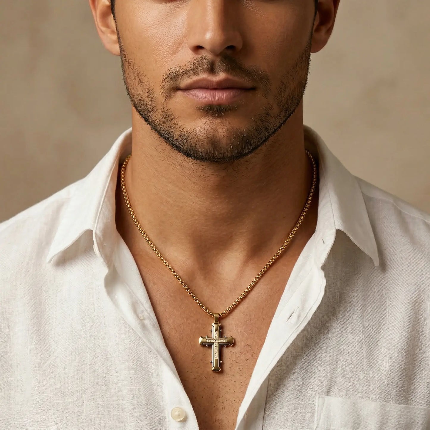 Blake Cross Necklace Anna Zuckerman