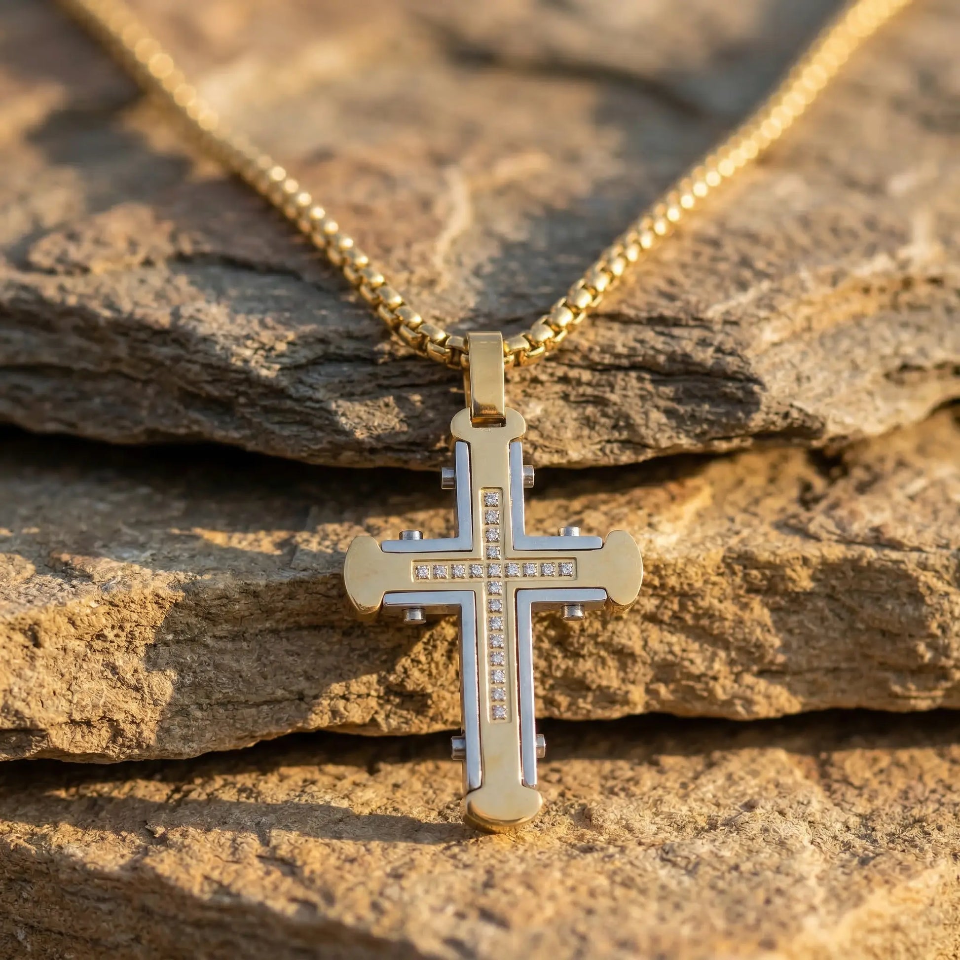 Blake Cross Necklace Anna Zuckerman