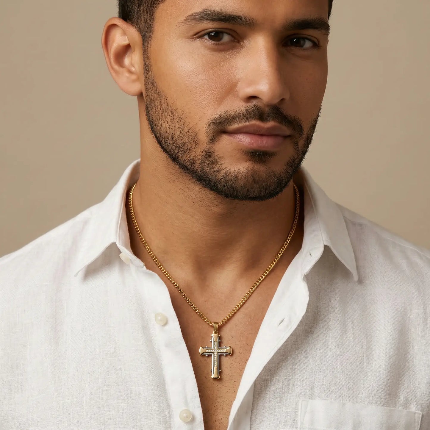 Blake Cross Necklace Anna Zuckerman