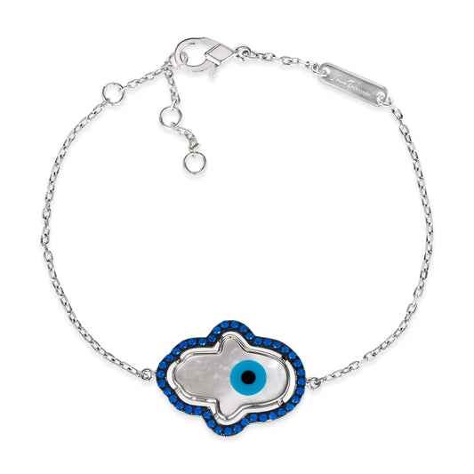 Blue Sapphire Hamsa Bracelet Anna Zuckerman Retail