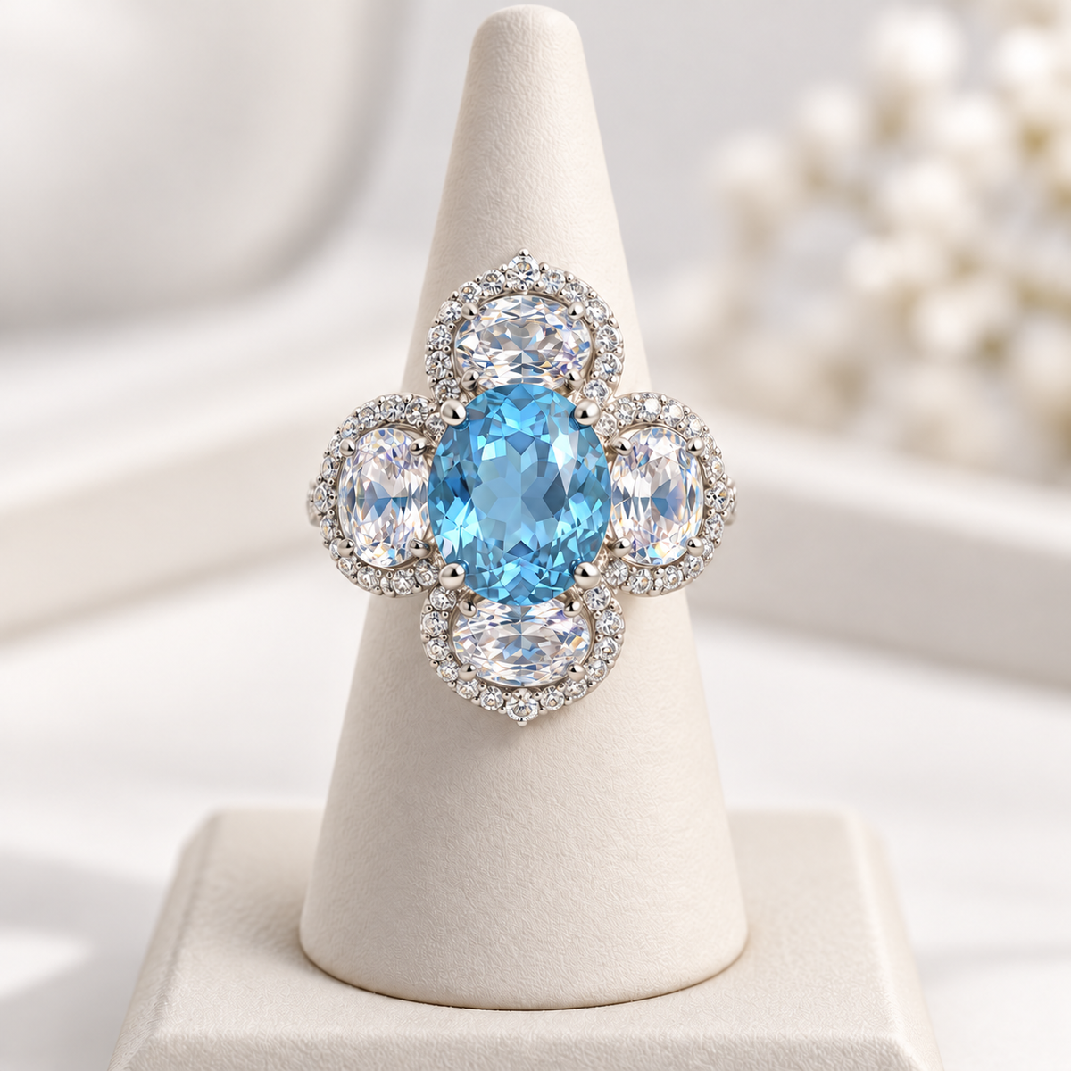 Bluebell Flower Ring by AZ Essentials