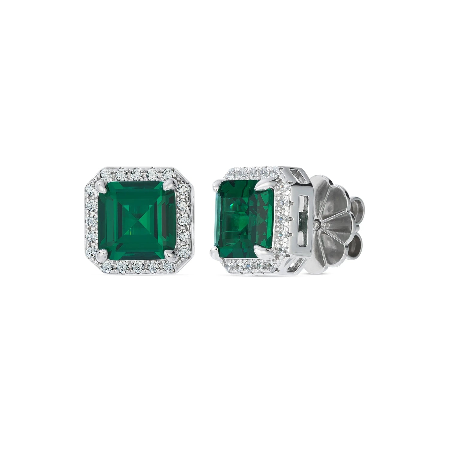 Bollinger Studs in Emerald Anna Zuckerman