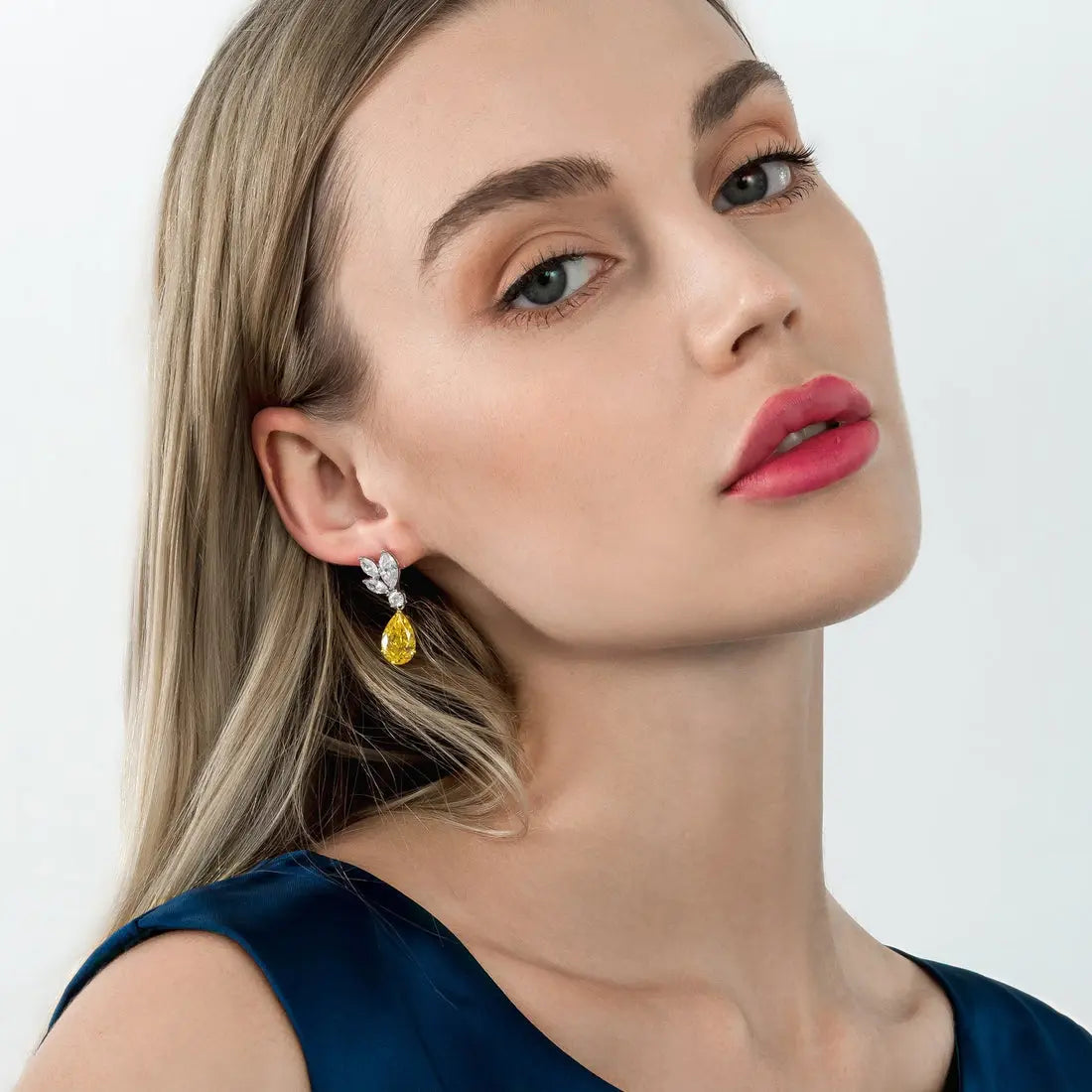 Boudoir Diamond Crystalline Earring Drops Anna Zuckerman