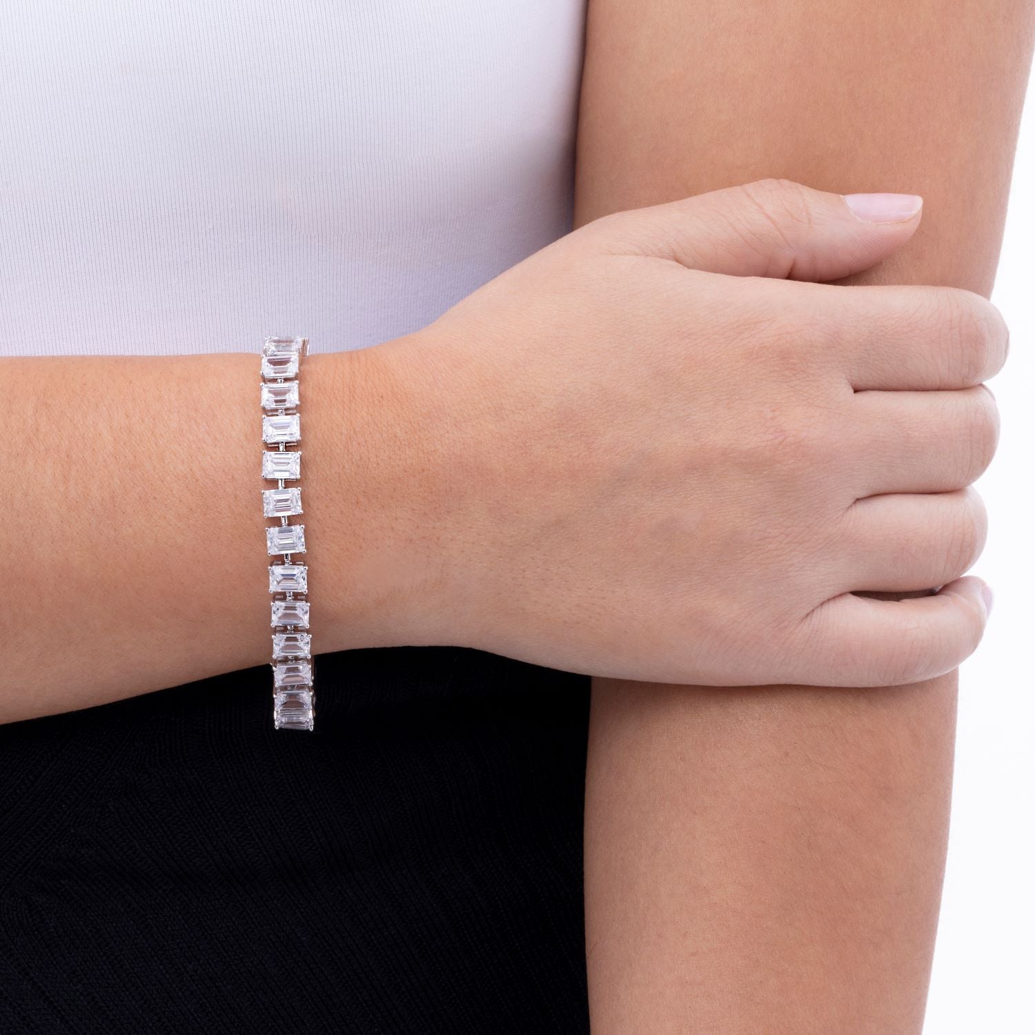 Diamond Crystalline Tennis Bracelets – Anna Zuckerman