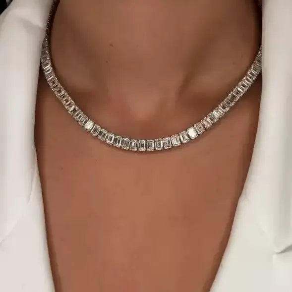 Brickell 40 Carat Eternity Necklace Anna Zuckerman