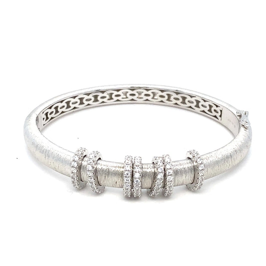 Briony Bracelet in Platinum Anna Zuckerman