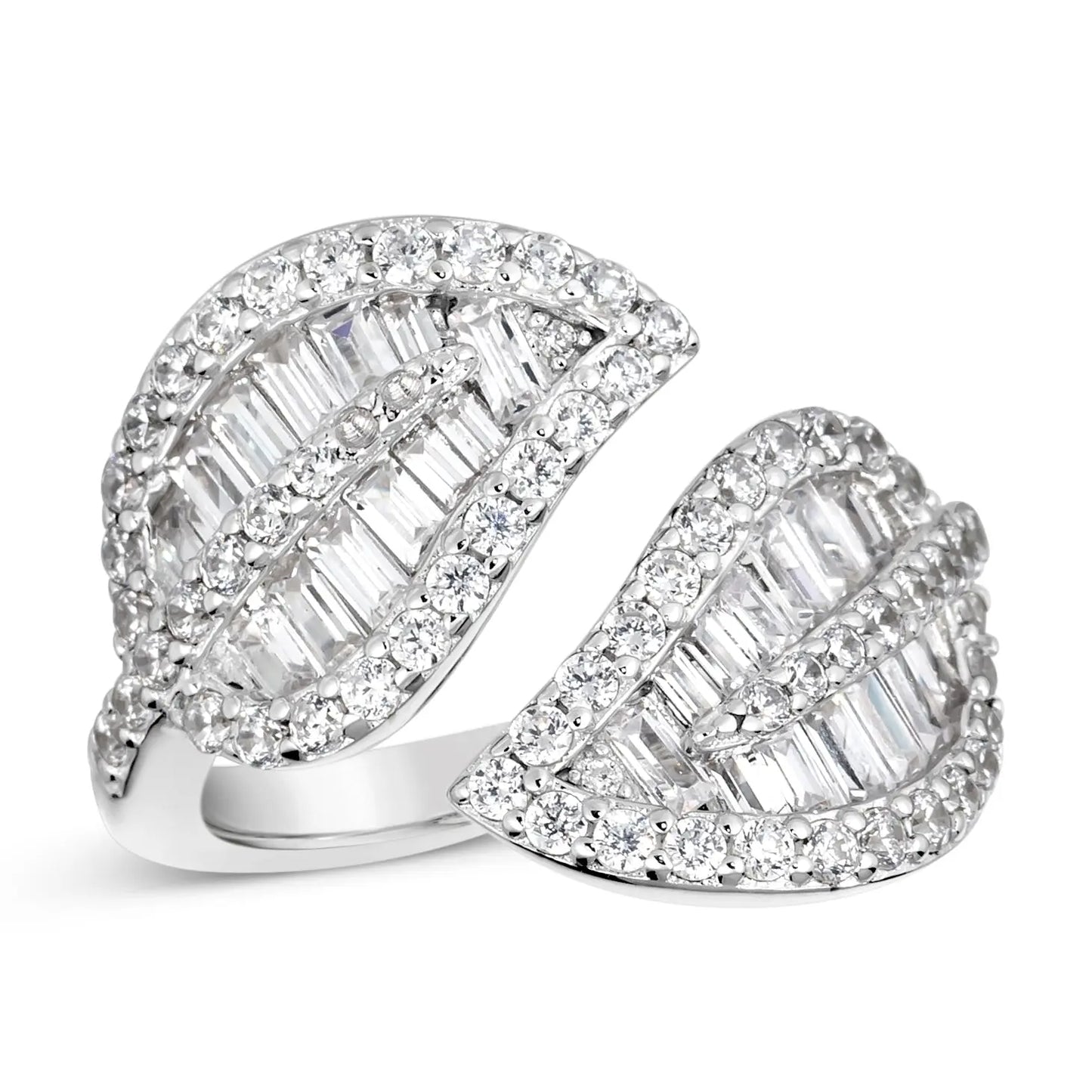 Bypass Leaf Ring - Anna Zuckerman Rings