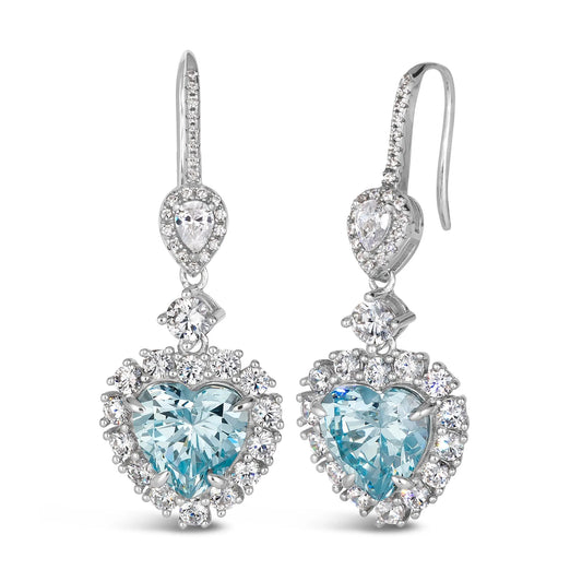 Calista Earrings in Aquamarine Anna Zuckerman