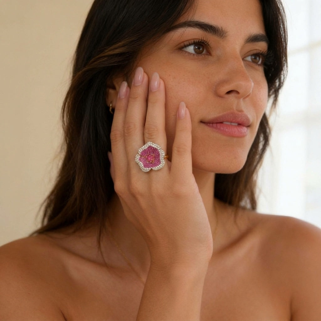 Camellia Flower Ring