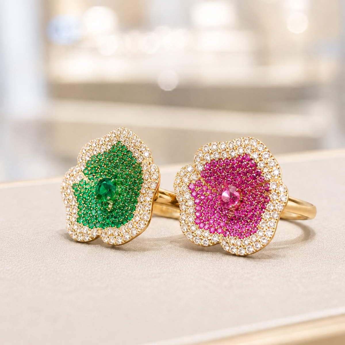 Camellia Flower Ring
