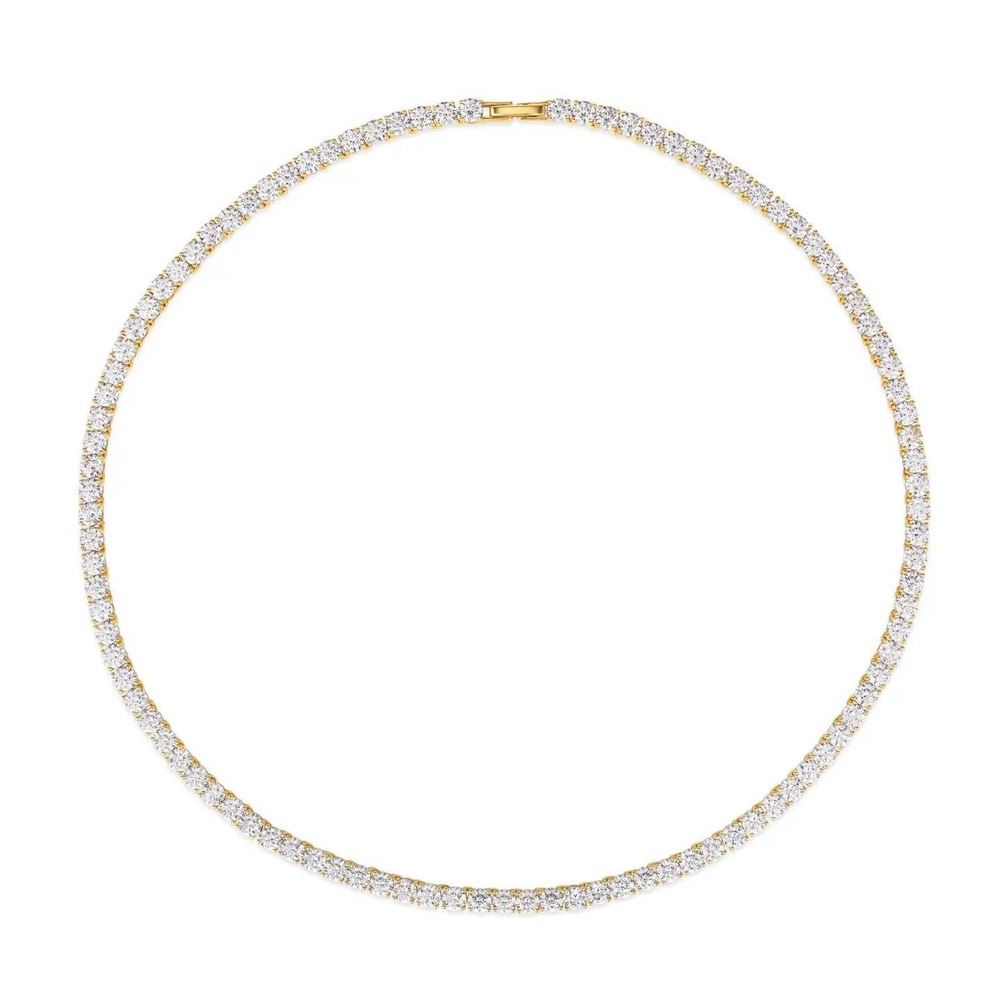 Camila Diamond Crystalline Choker - Anna Zuckerman