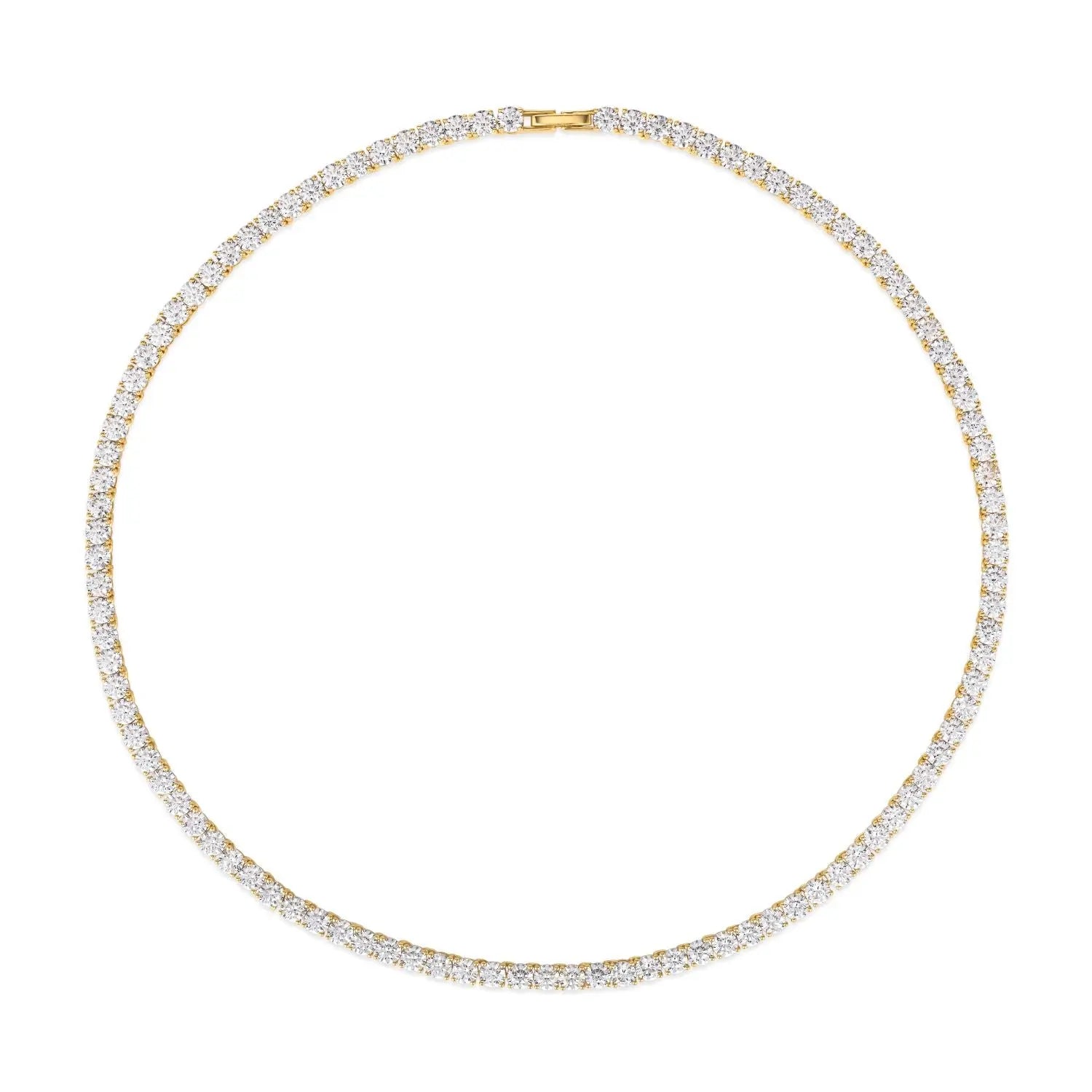 Camila Diamond Crystalline Choker - Anna Zuckerman