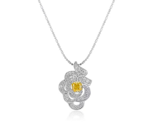 Canary Rose Necklace