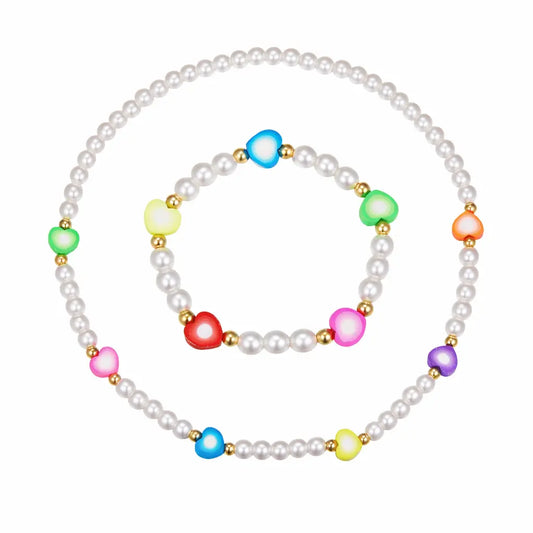 Candy Heart Pearl Set