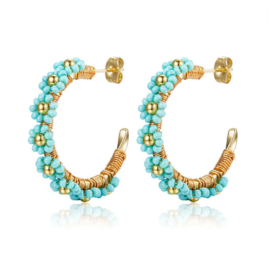 Capri Bloom Hoops Anna Zuckerman