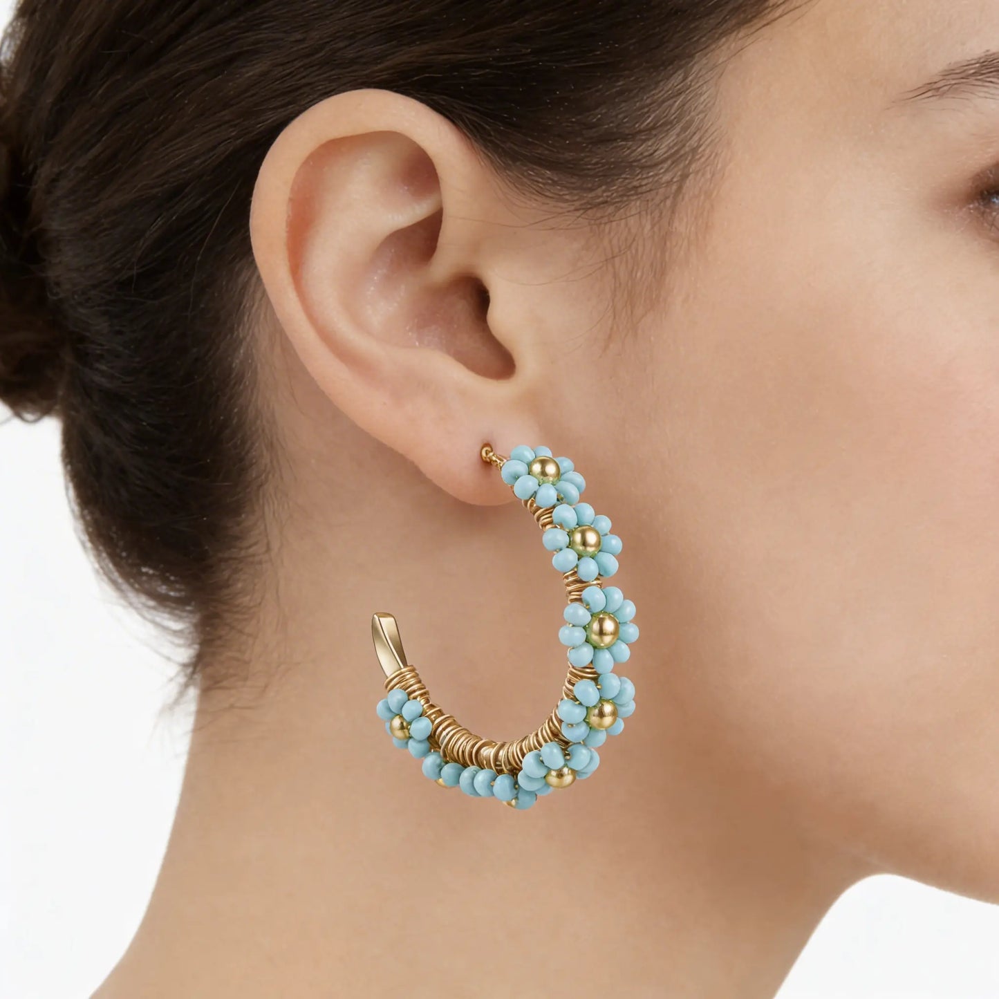 Capri Bloom Hoops Anna Zuckerman