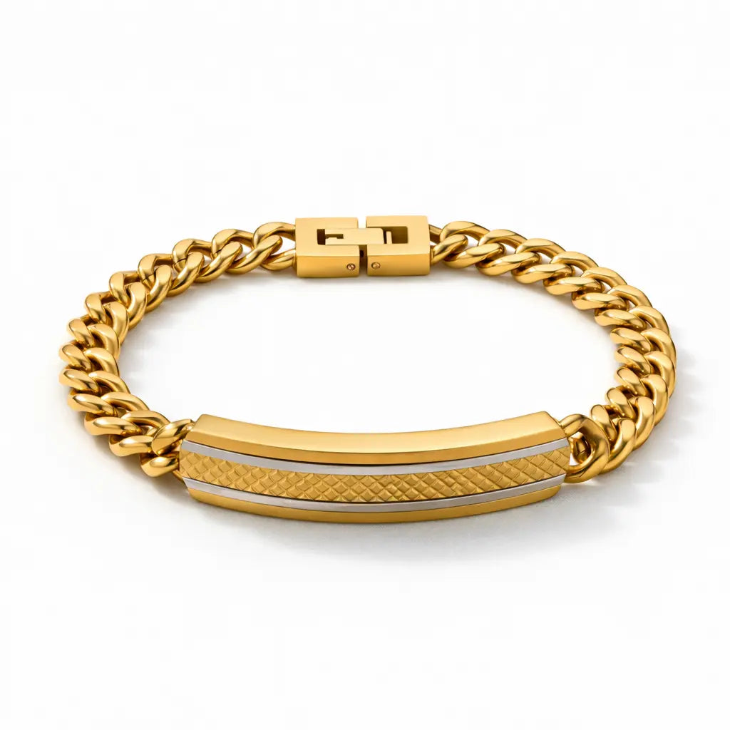 Carbon Edge Steel Bracelet Anna Zuckerman