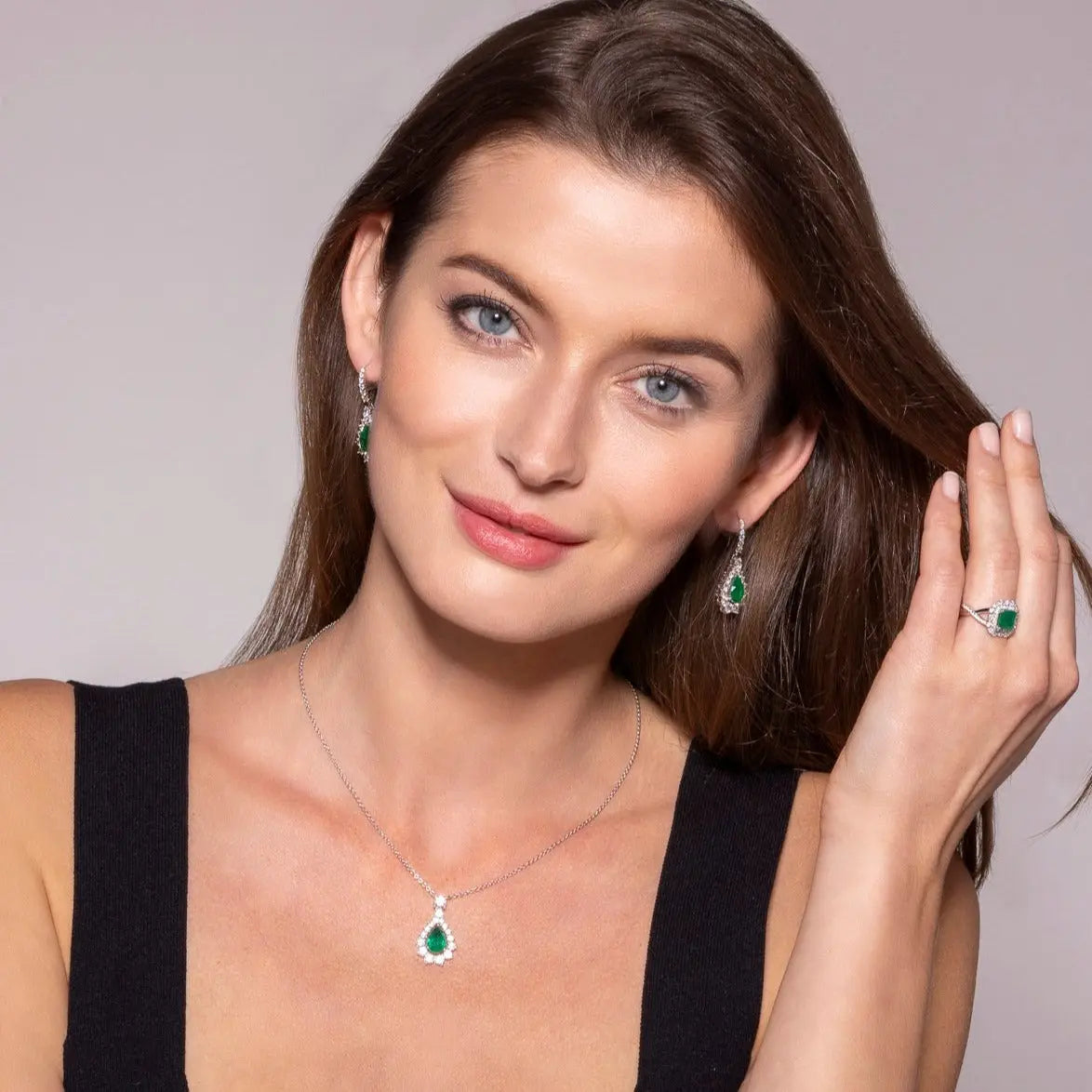 Carlisle Tear Drop Necklace - Anna Zuckerman