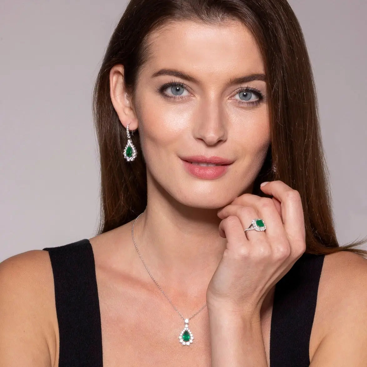 Carlisle Tear Drop Necklace - Anna Zuckerman