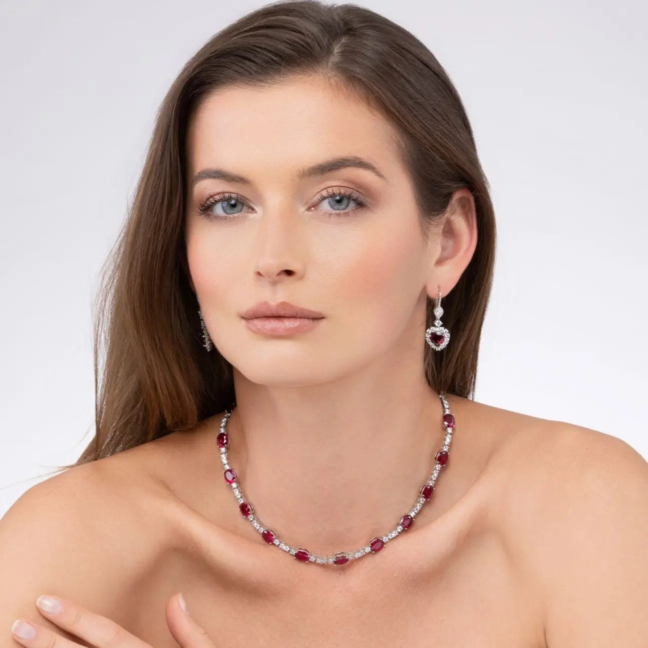Casablanca Blue Sapphire Necklace Anna Zuckerman