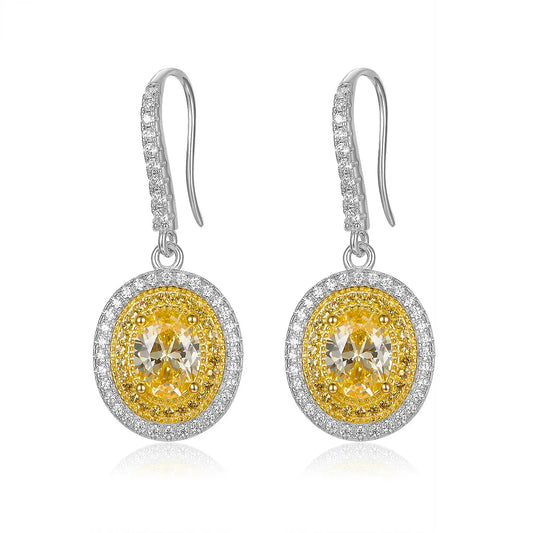 Cassia Drop Earrings in Canary Anna Zuckerman