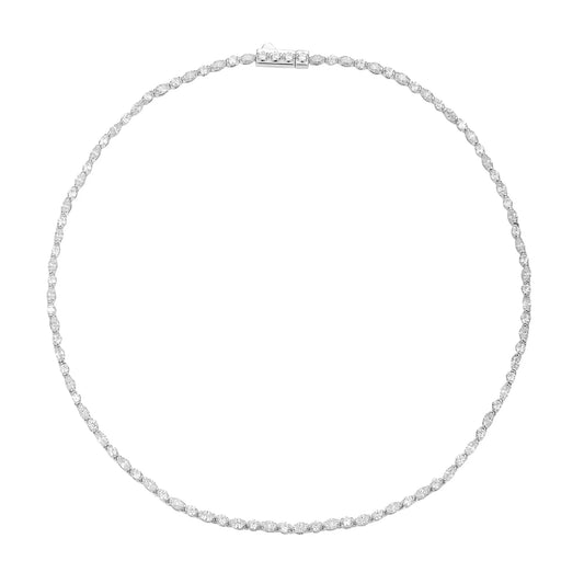 Celeste Whisper Tennis Necklace Anna Zuckerman