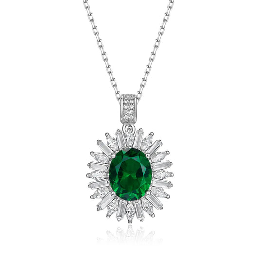 Celestial Crown Emerald Necklace Anna Zuckerman