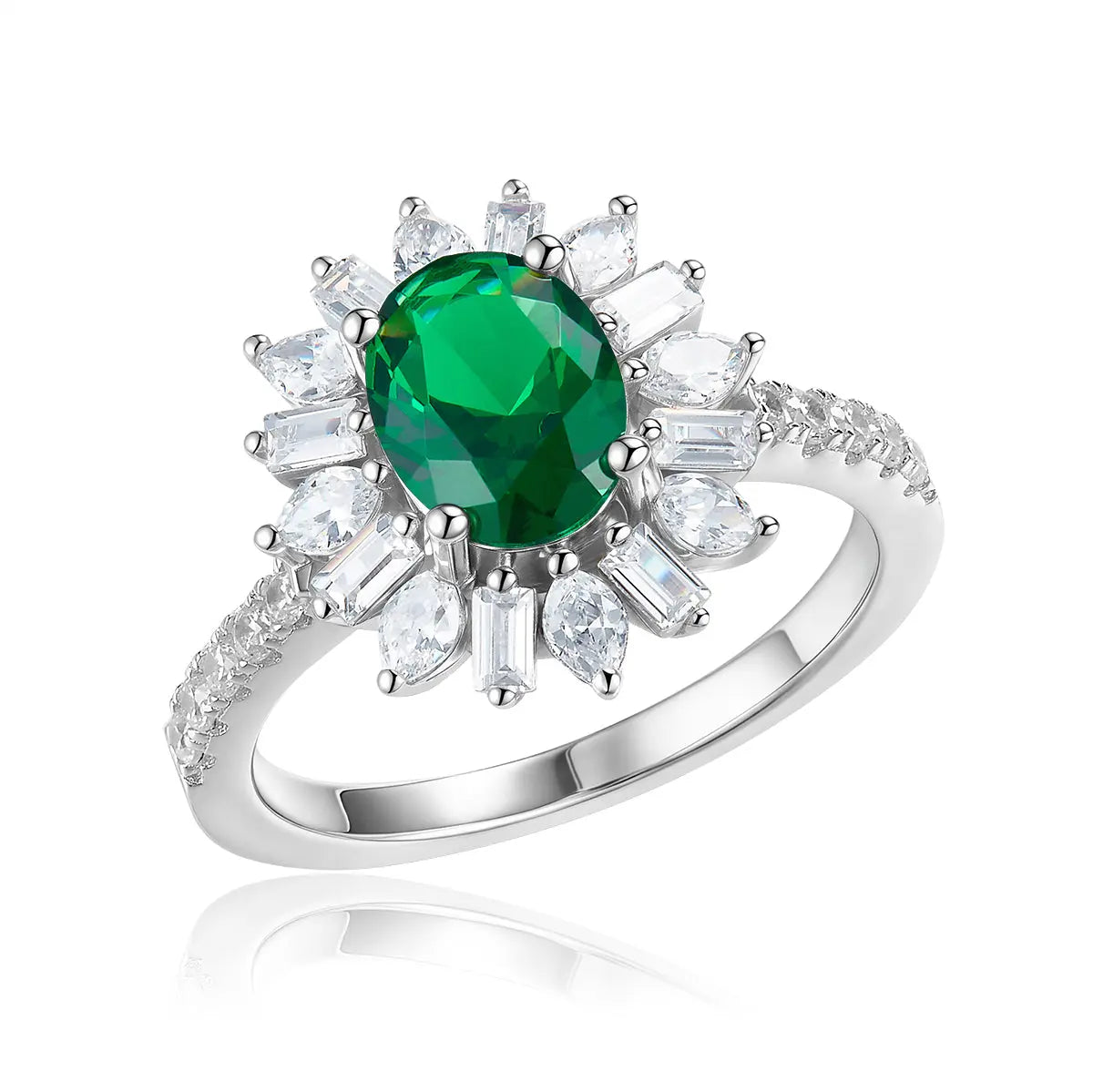 Celestial Crown Emerald Ring Anna Zuckerman