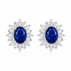 Celestial Crown Sapphire Earrings Anna Zuckerman